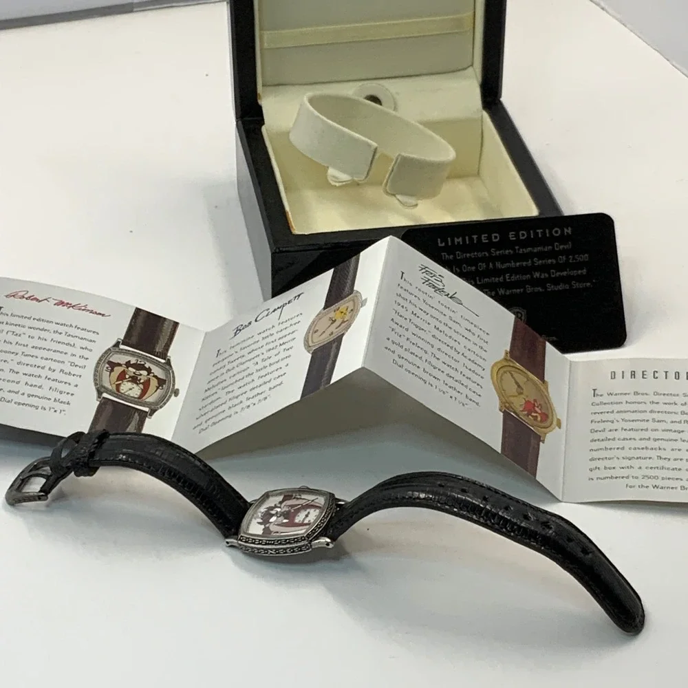 Warner Bros Studio Store Taz Director Series Watch Robert McKimson Limited Ed